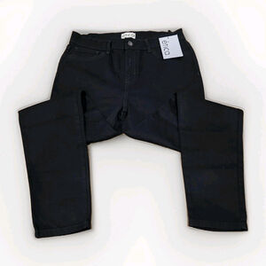 Etica Women's Black Skinny Jeans Size Euro 4 30x28 NWT $178